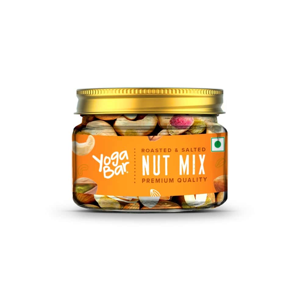 Yoga Bar Nut Mix � Roasted & Salted Jar (100g) in bulk from India — Ant Mascot