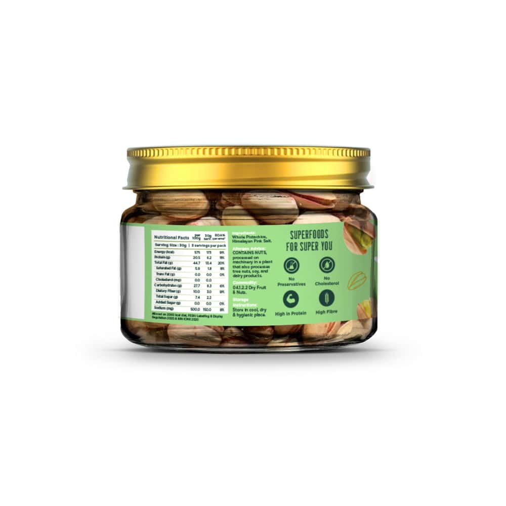 Yoga Bar Pistachios � Roasted & Salted Jar (100g) in bulk from India — Ant Mascot
