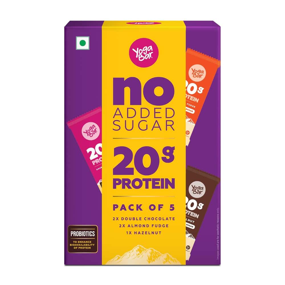Yoga Bar 20g Protein Strong Variety Pack (5 bars) in bulk from India — Ant Mascot