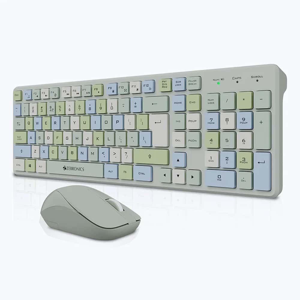 Zebronics Wireless Keyboard Mouse Set 2.4GHz Nano Receiver in bulk from India — Ant Mascot