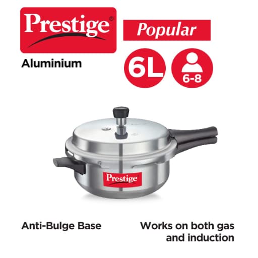 Prestige 10035 Popular Senior Deep Pressure Pan, 6 L