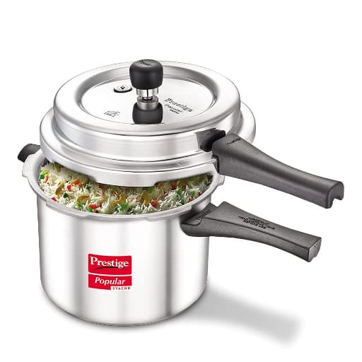 Prestige 10167 Popular Svachh 5.0 Ltr Aluminium Pressure Cooker