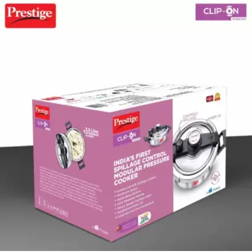 Prestige 20229 Ss Multi-Utility Clip-On Cooker, 3L