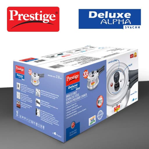 Prestige 20266 Deluxe Alpha Svachh Pressure Baby Handi 2 Ltr