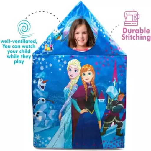 Disney Frozen Role Play Pipe Tent House For Kids (Multicolor)