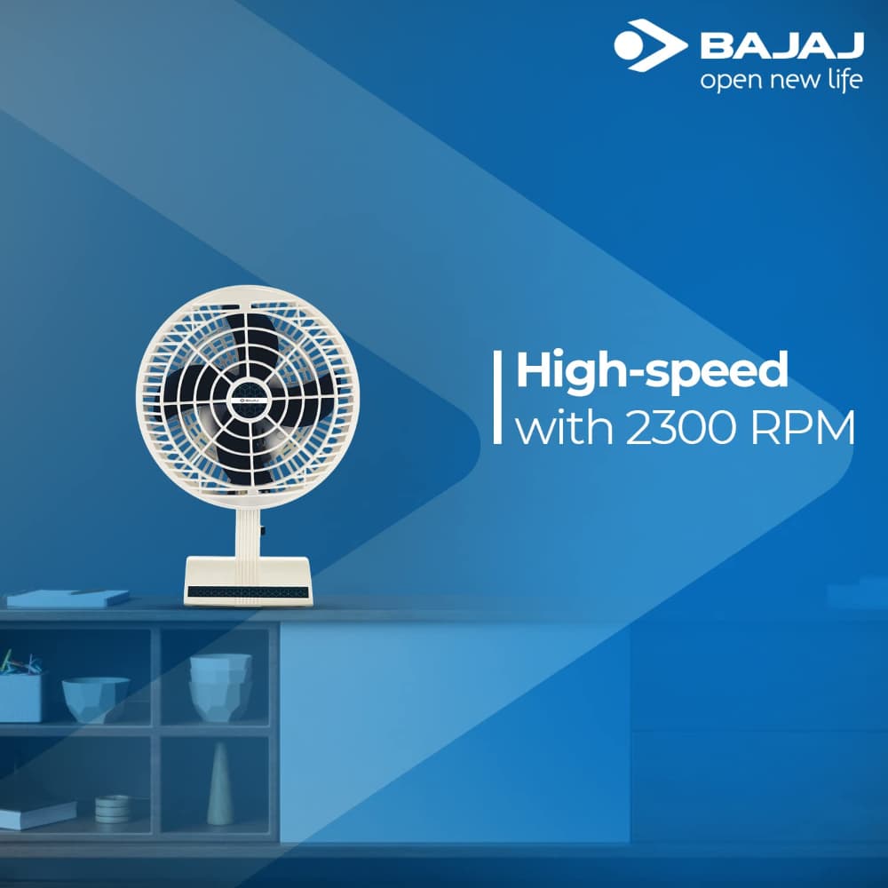Bajaj 251280 Ultima Neo PT-01 200 mm Table Fan