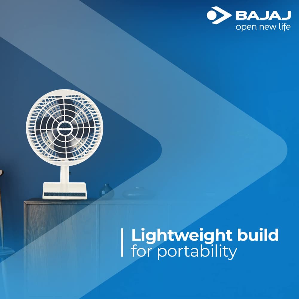 Bajaj 251280 Ultima Neo PT-01 200 mm Table Fan