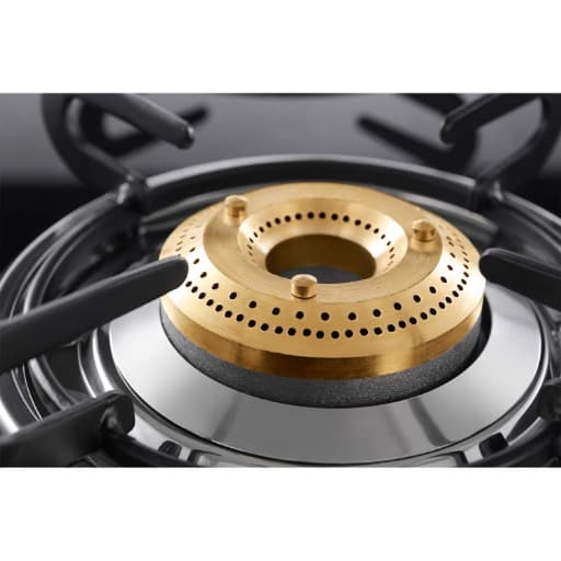 Usha Ebony 3001 3 Burner Gas Stove (Black)