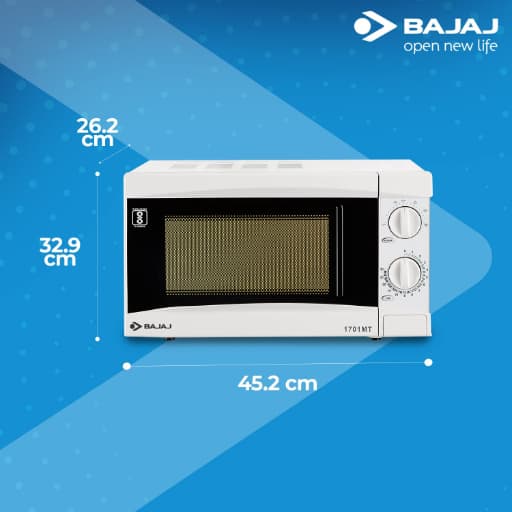 Bajaj 1701 Mt (17 Litre) Microwave Oven