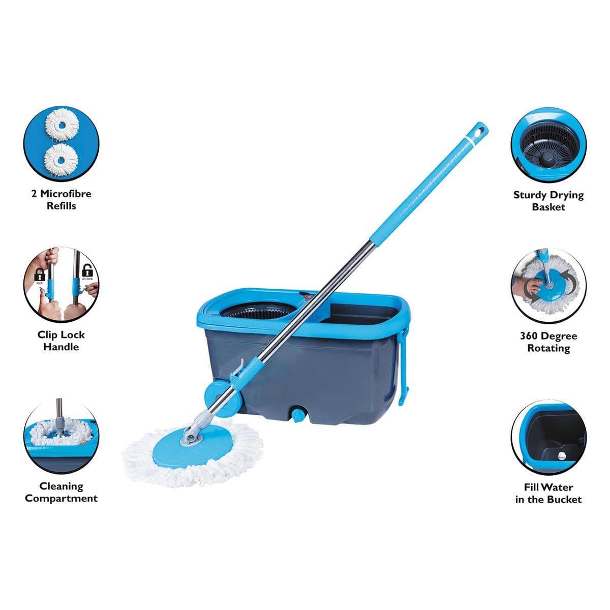 Signoraware Advance Fine & Shine Spin Mop