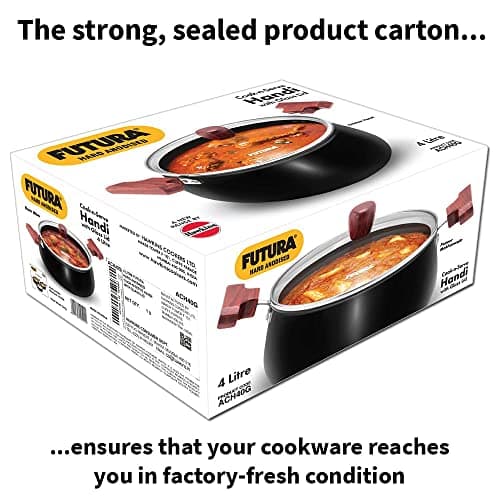 Hawkins ACH40G 4 Ltr Futura Ha Cook-N-Serve Handi With Glass Lid