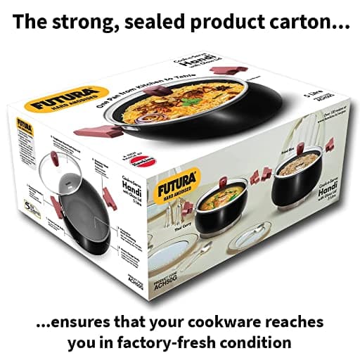 Hawkins ACH50G 5 Ltr Futura Ha Cook-N-Serve Handi With Glass Lid
