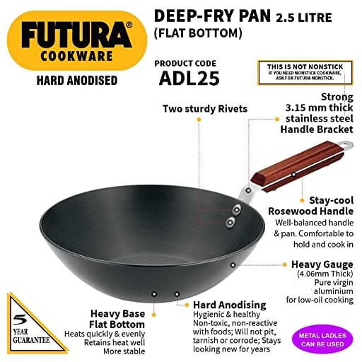 Hawkins ADL25 HA Deep Fry Pan 2.5 Ltr (26cm)