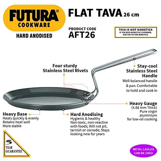 Hawkins AFT26 Flat Tava 26 cm
