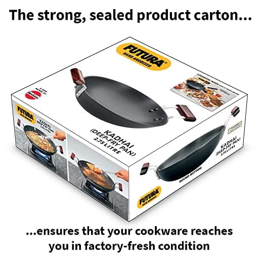 Hawkins AK275 Deep-Fry Pan (Round Bottom) 2.75 Ltr (Kadhai)