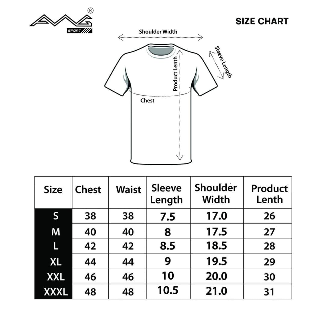 Awg I-Run Micro Dry Fit Round Neck T Shirt Blue