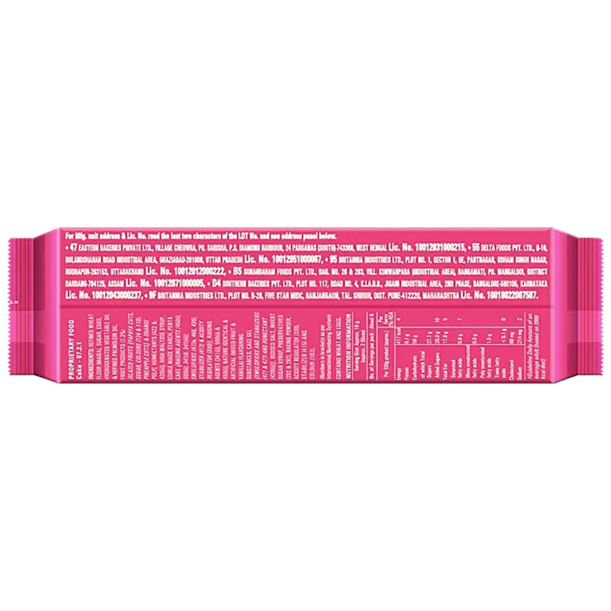 Britannia Gobbles Fruit 110G
