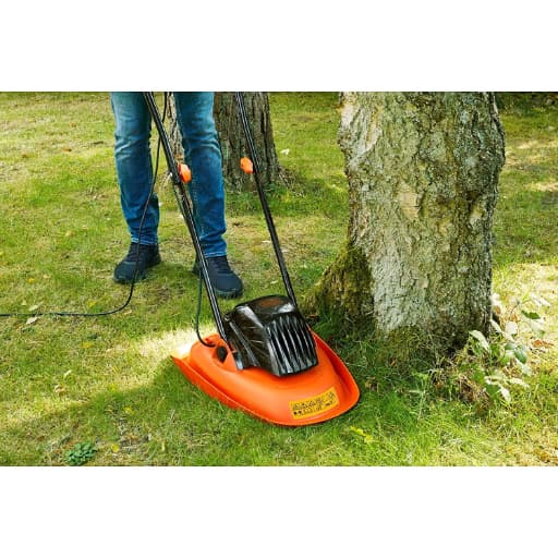 Black + Decker 30cm Electric Hover Mower 1200W