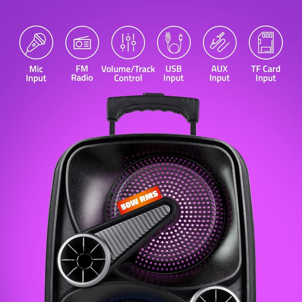 Artis 50W Wireless Bluetooth Party Speaker