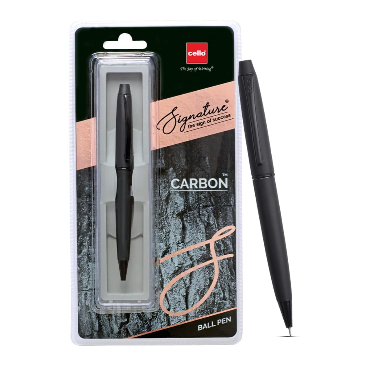 Cello Signature Carbon Ball Pen Blue