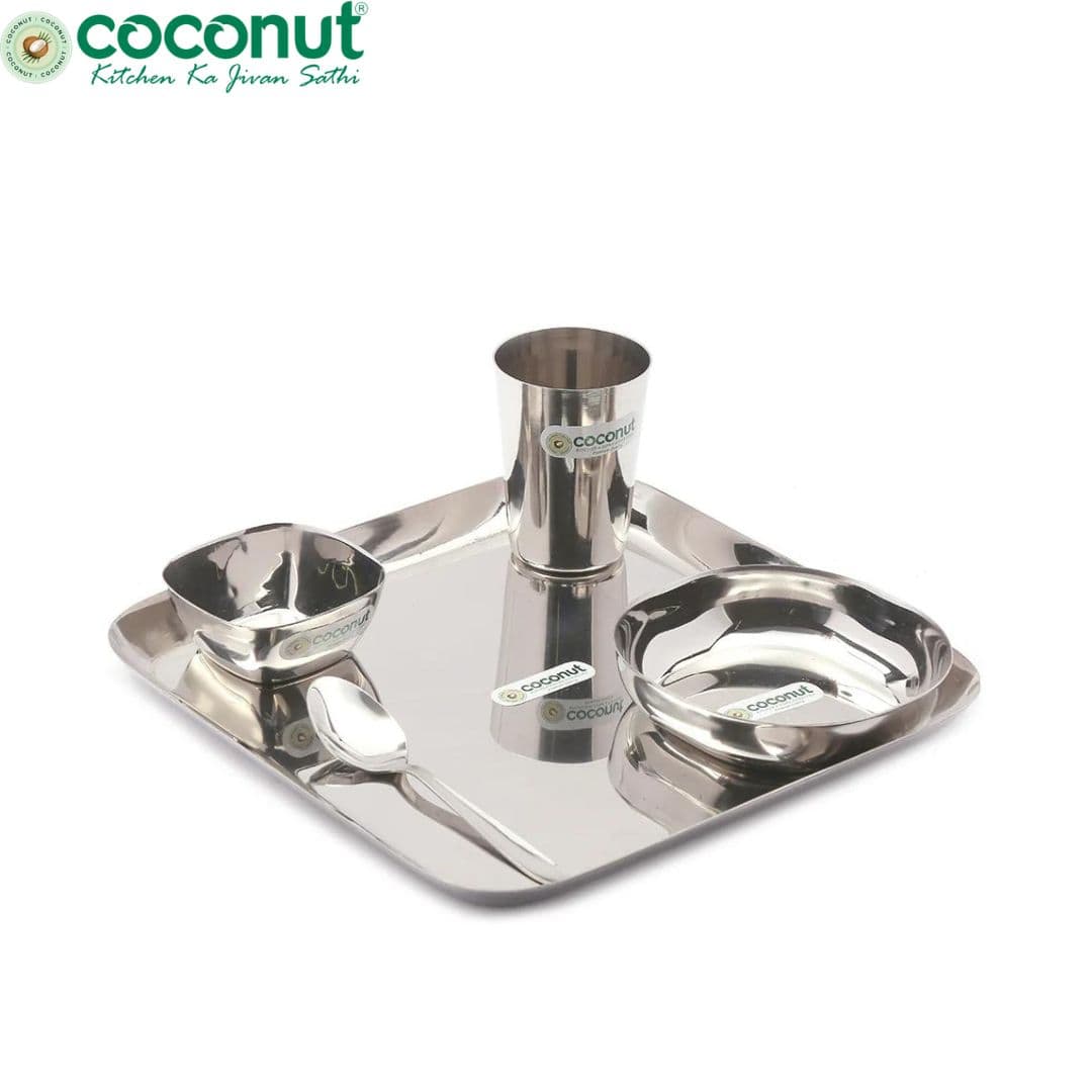 Coconut Square Lunch Set|Stylish and Functional Meal Prep