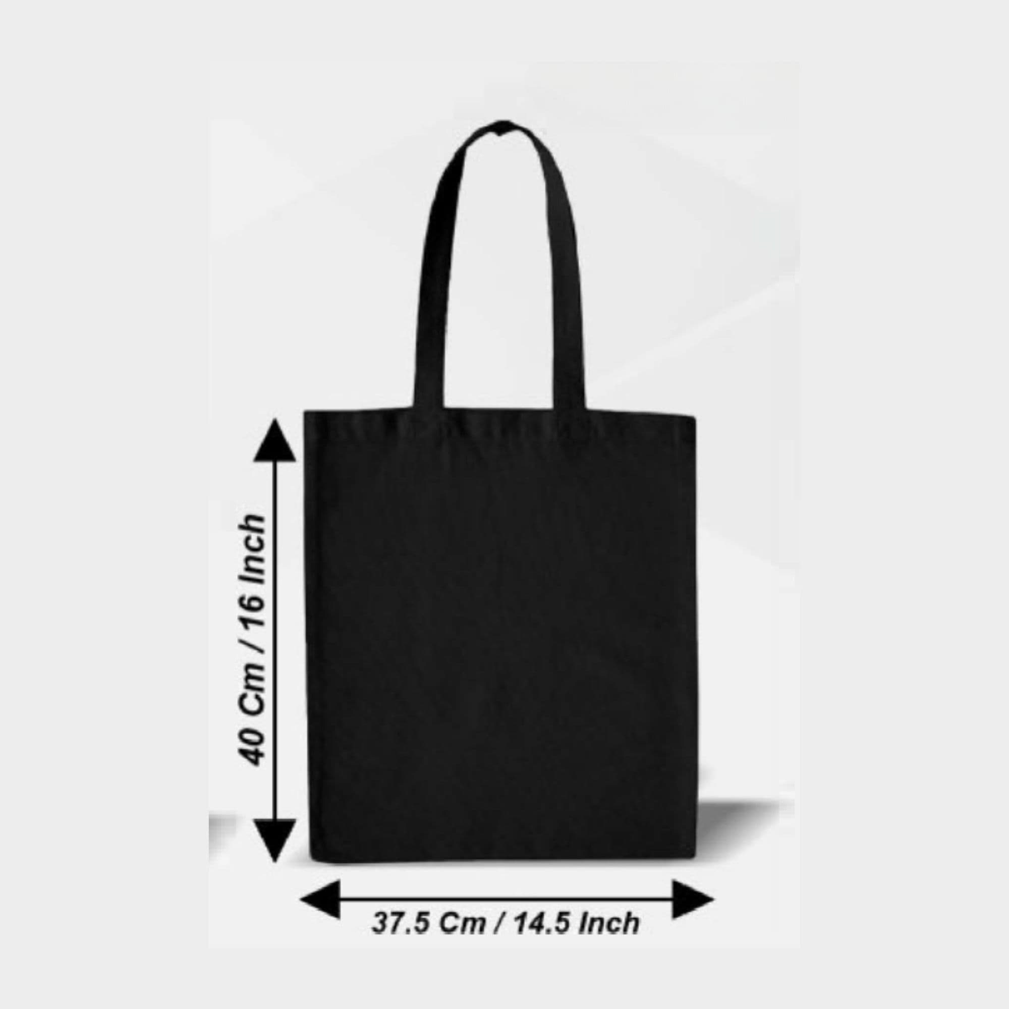 Cotton Tote Bag Black
