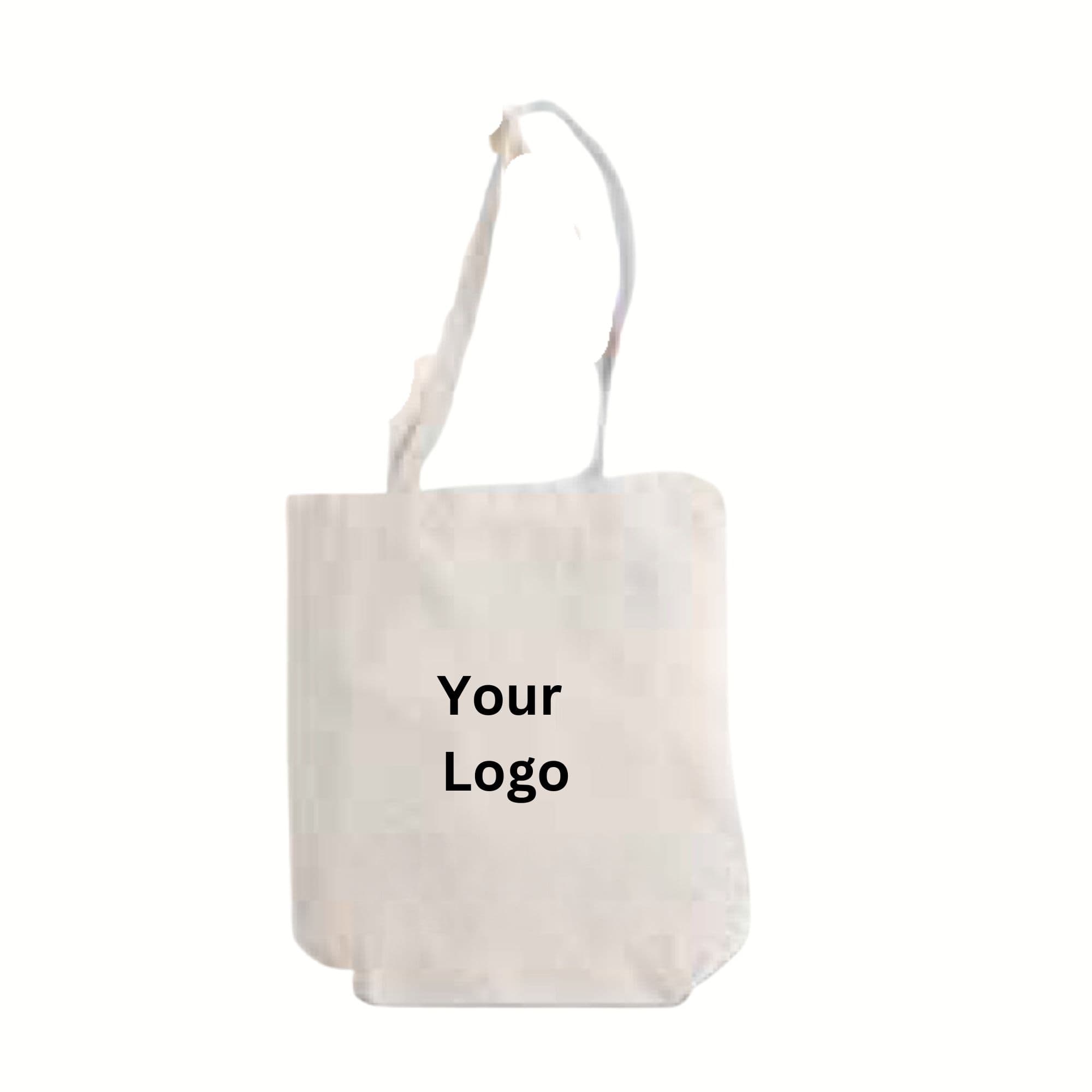 Cotton Tote Bag White With Zipper