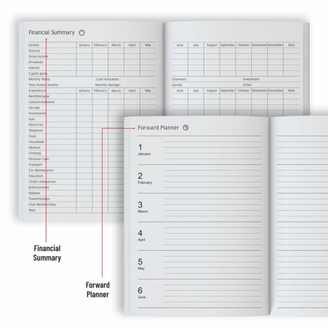 Anupam Dash 2025 Dated Diary B5 (80 GSM) Black