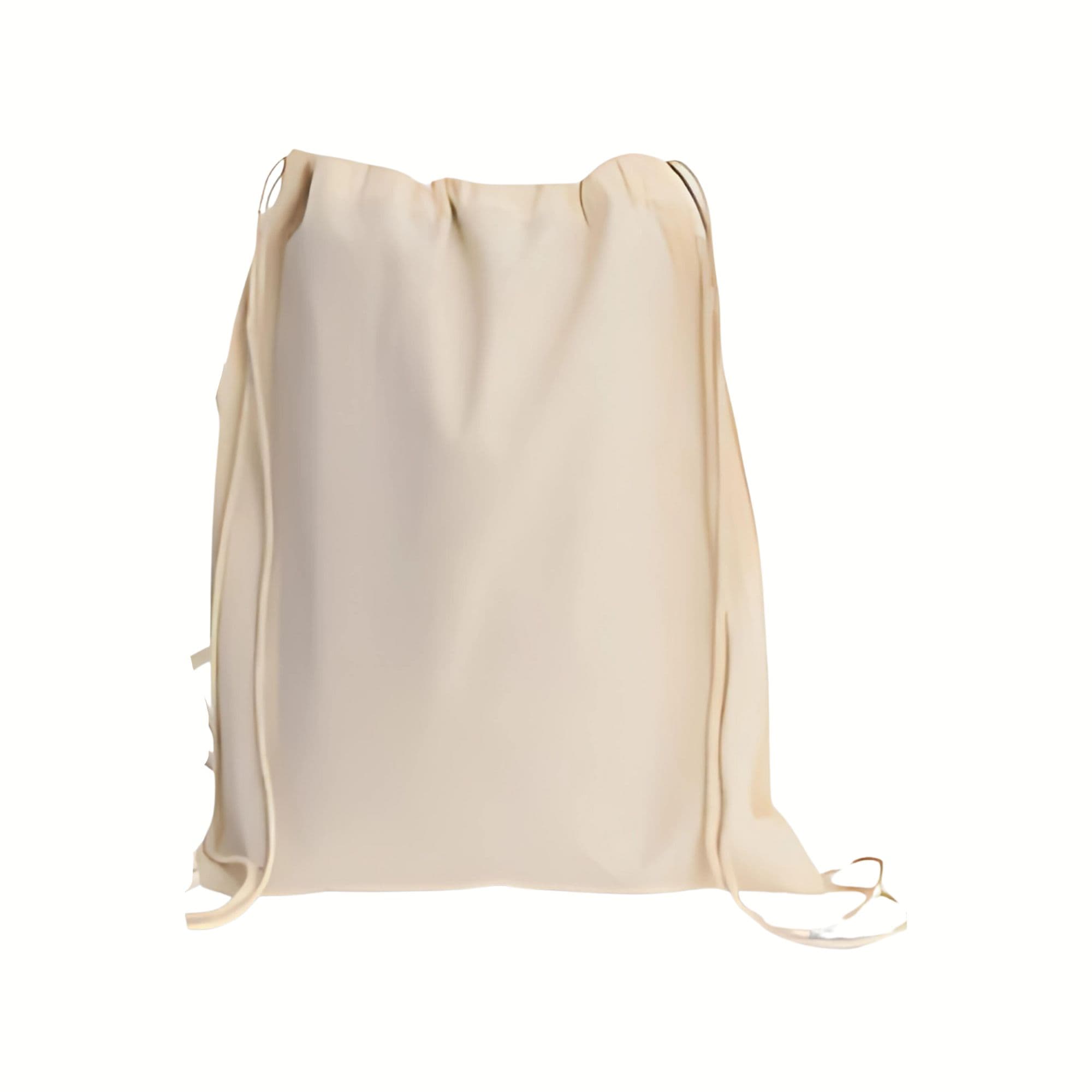 Draw String White Bag