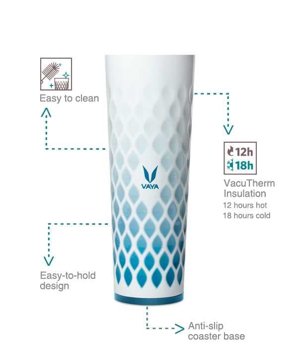 VAYA Thermos Flask Drynk 600 Sipper - Ice Crystal