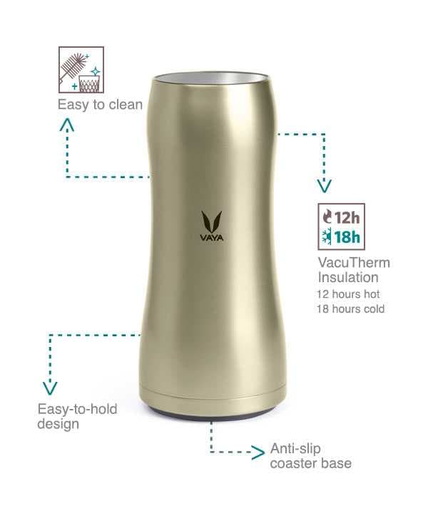 VAYA Thermos Flask D 900 Globe - Graphite