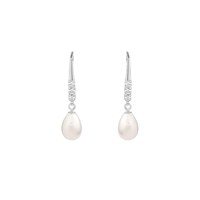 Anushka Sharma Silver Drops of Pearl Earrings