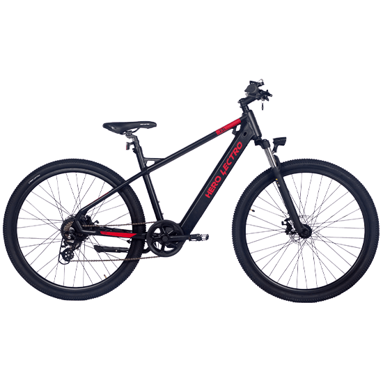 Hero Lectro F3i Electric Cycle (Black)