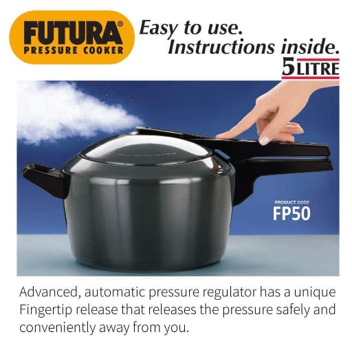 Hawkins Futura Hard Anodised 5L Pressure Cooker