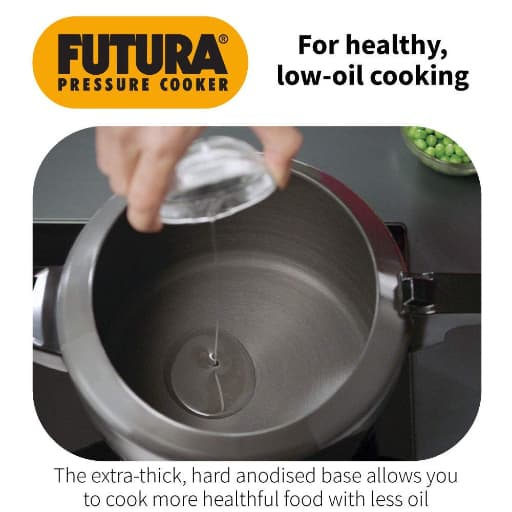 Hawkins Futura Hard Anodised 5L Pressure Cooker