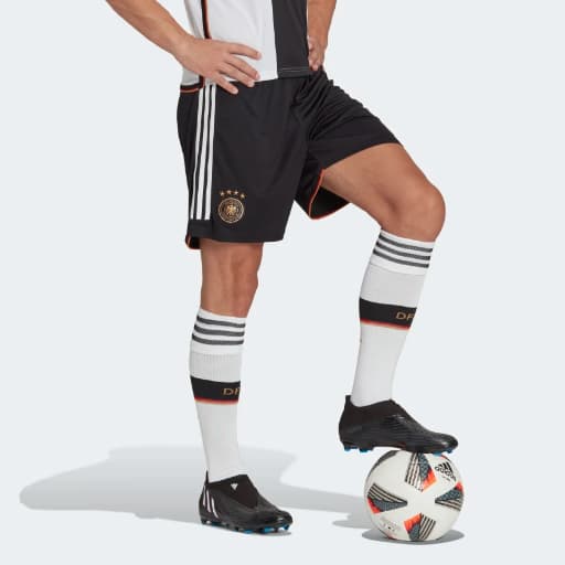 Adidas HJ9605 Football Germany 22 Home Shorts