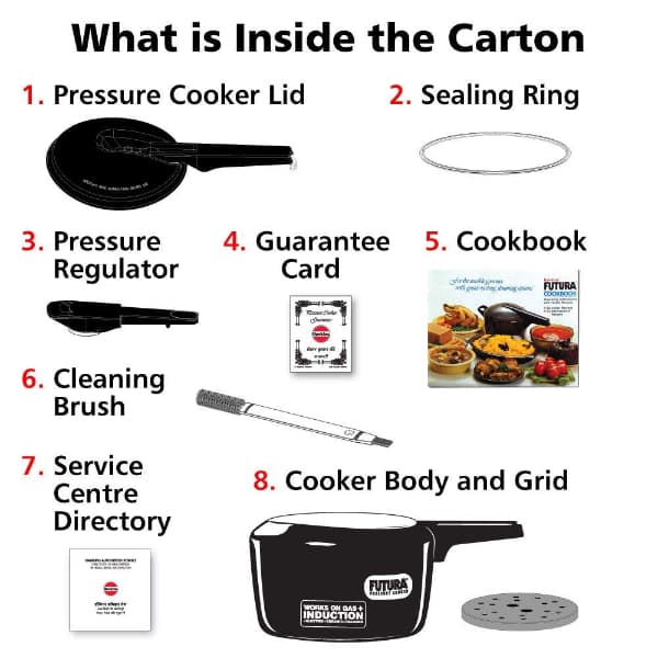 Hawkins Futura 3 Litre Pressure Cooker
