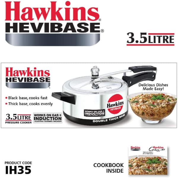 Hawkins 3.5L Hevibase Induction Pressure Cooker