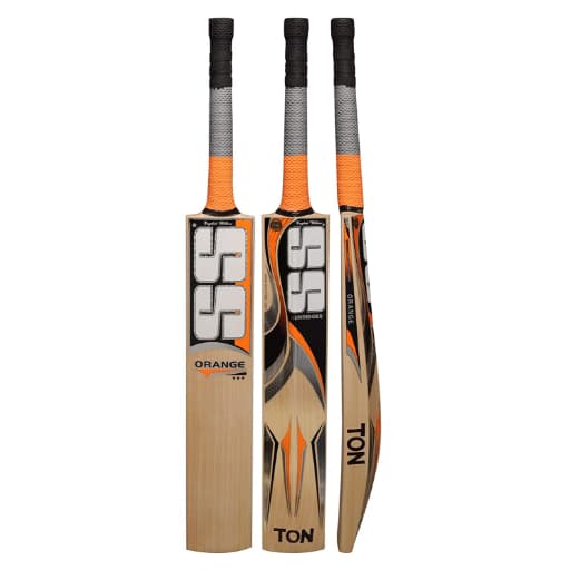 Ss Orange English Willow Cricket Bat - Sh