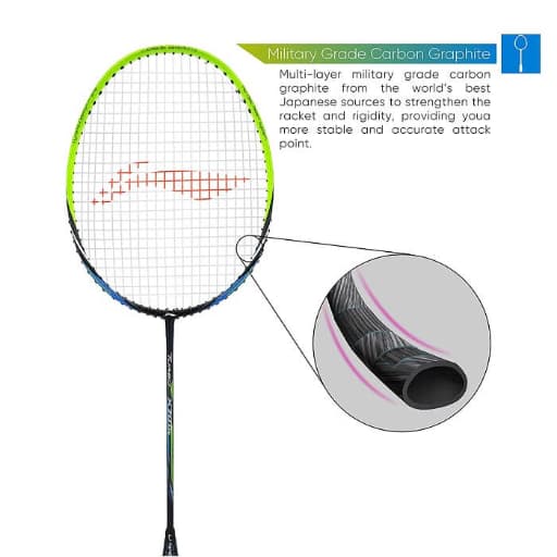 LI-NING TURBO X-70-G4 STRUNG BADMINTON RACQUET