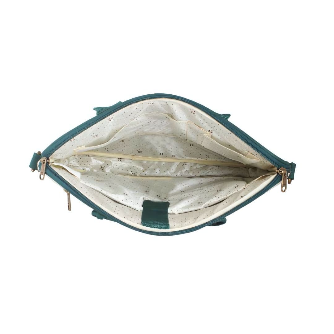 Eco-Friendly Green Jute Laptop Sleeve