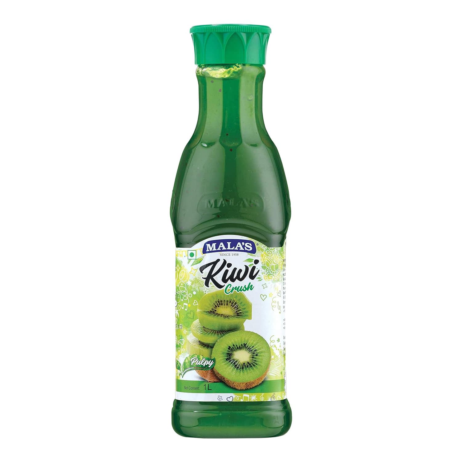 Mala's Kiwi Crush 1Ltr Pet Bottle