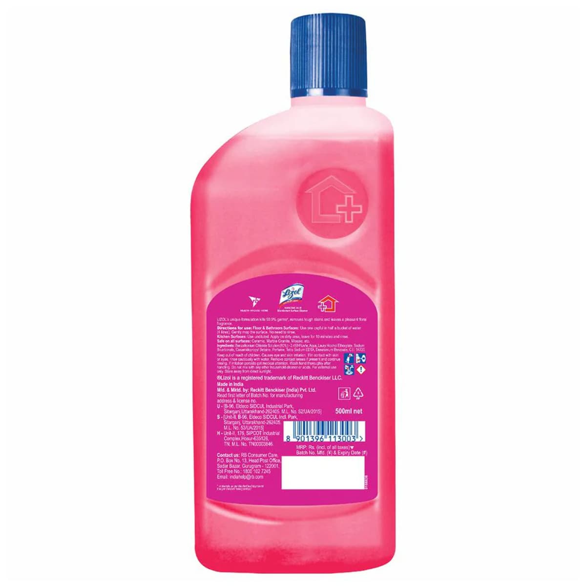 Lizol Disinfectant Surface & Floor Cleaner Floral 500 ml