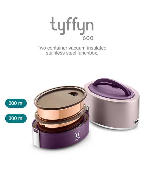 VAYA Tyffyn 600 Without Bagmat Lunchbox- Purple