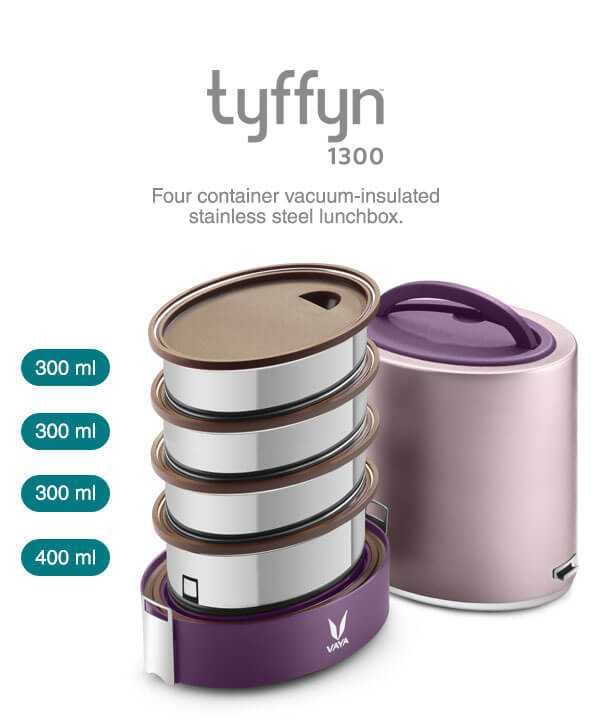 VAYA TyffynLyte 1300 Without Bagmat Lunchbox- Purple