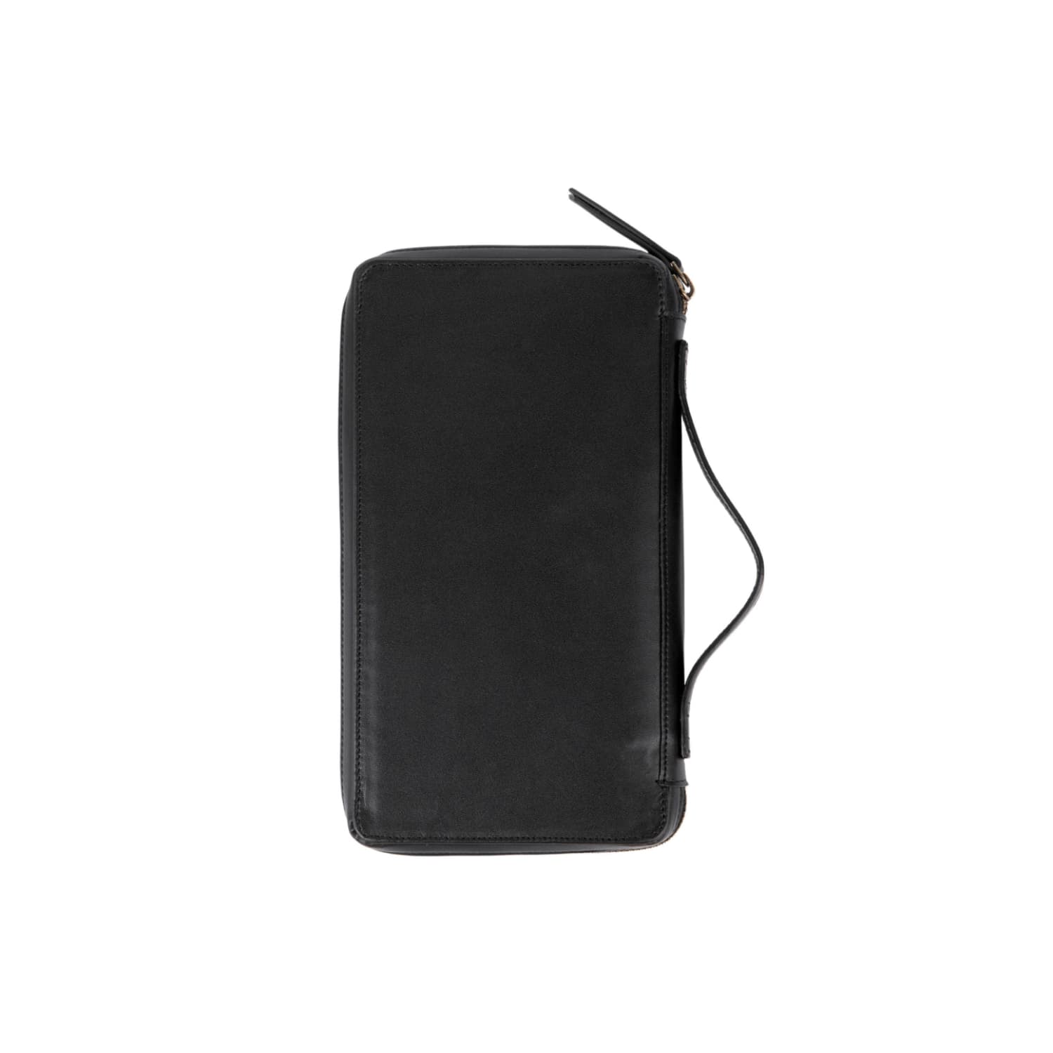 Leather Chef Bank Organiser Black (Full LEATHER)