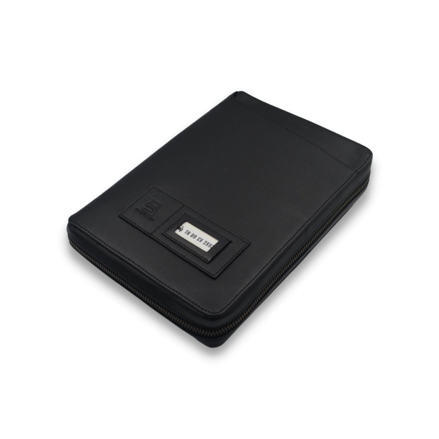 Leather Chef Car Document Holder Black