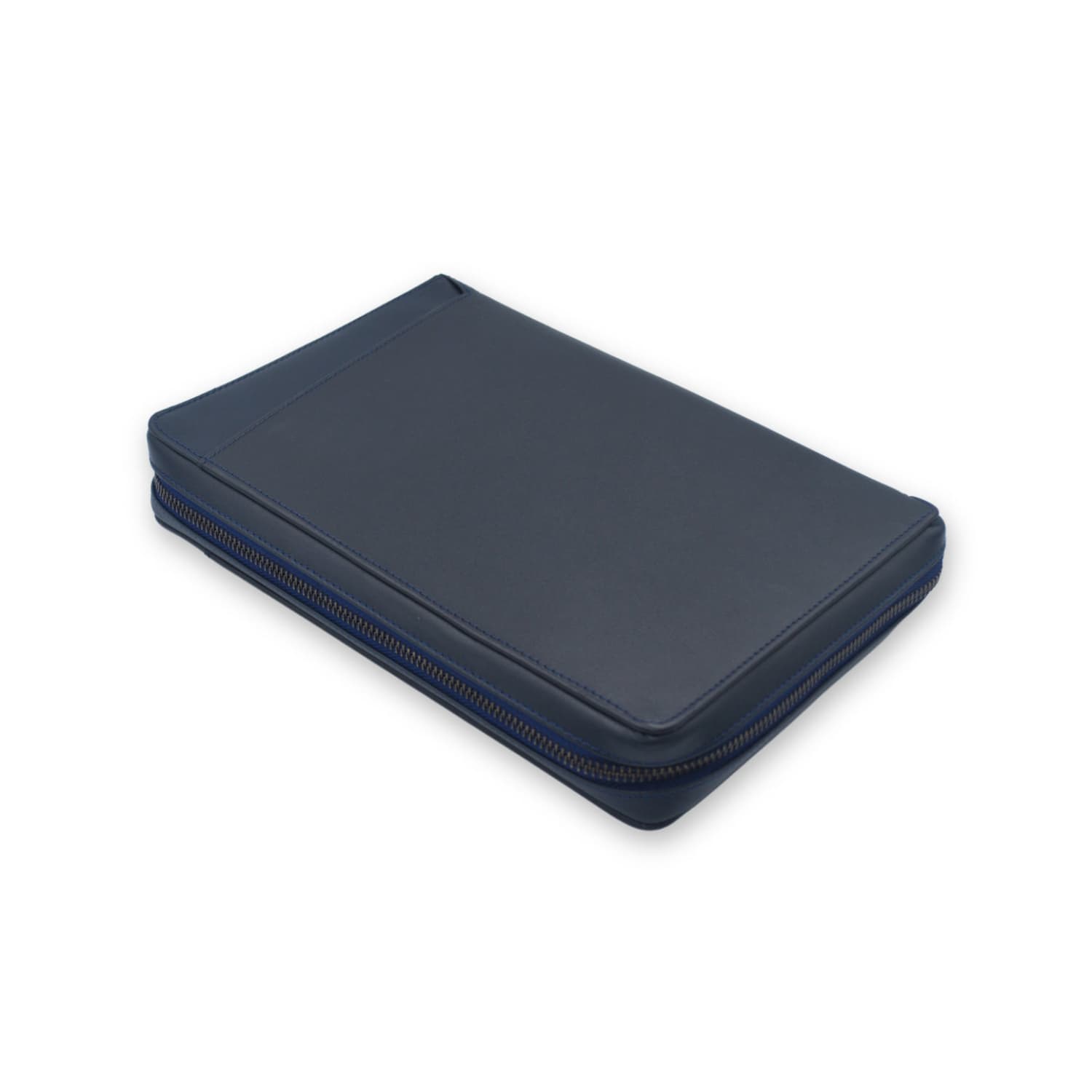 Leather Chef Car Document Holder Charcoal Blue