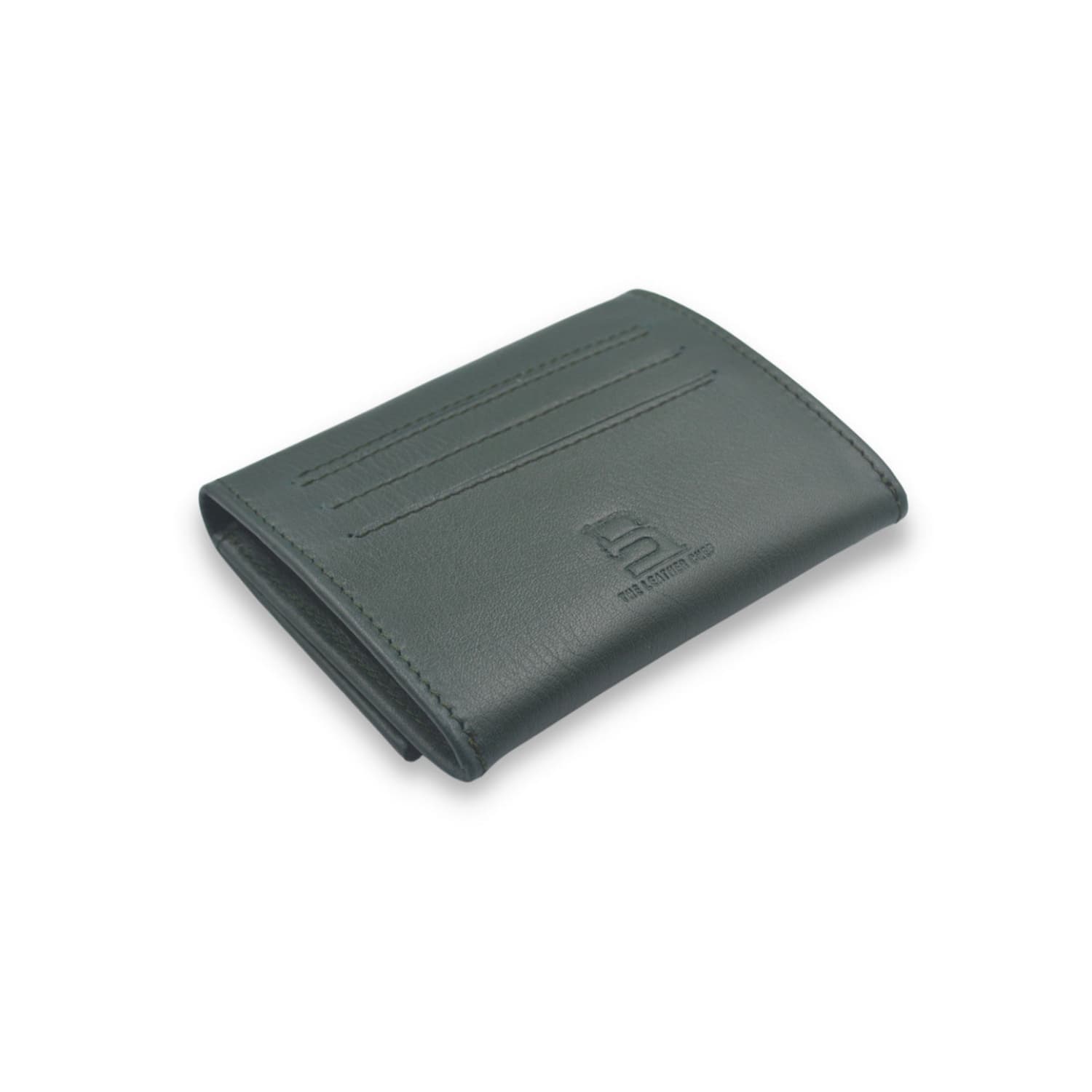 Leather Chef Discovery Wallet Army Green