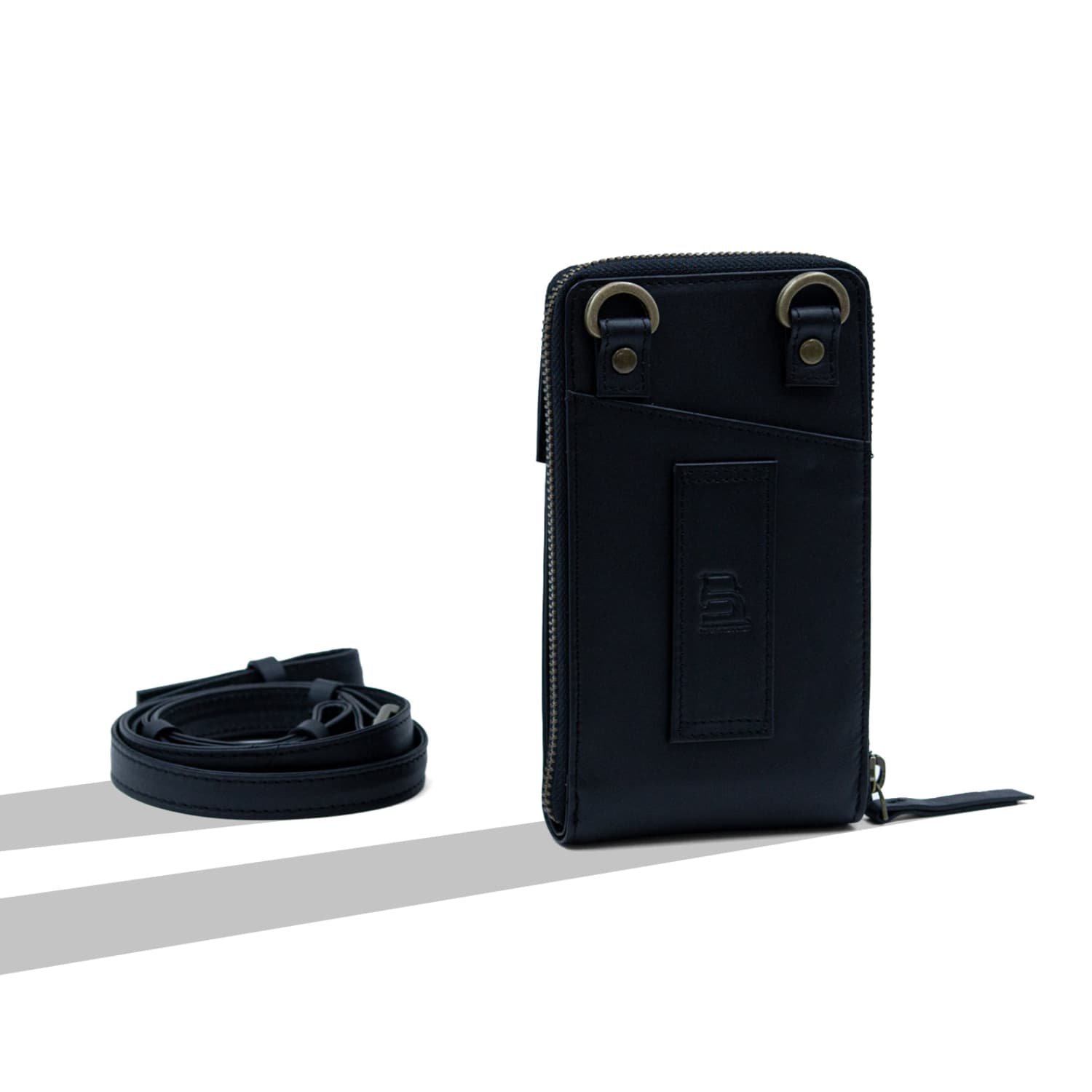 Leather Chef Urban Crossbody Sling Black